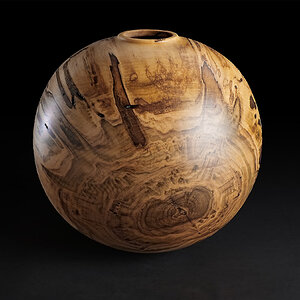 Soft Maple Spherical Hollow Form