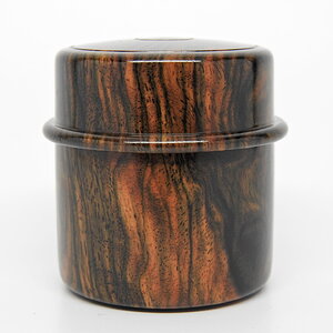 Kamagong Ebony Beaded Cylinder Box