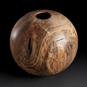 Soft Maple Spherical Hollow Form 2