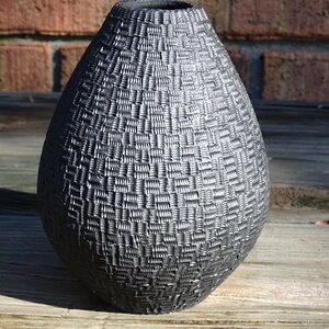 Hollow Form with Basketweave