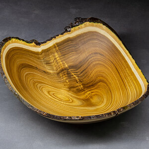 Natural edge bowl