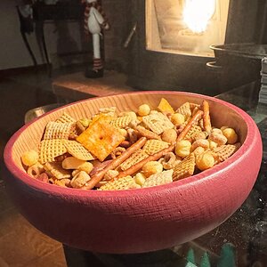 Snack bowl for evening relaxation