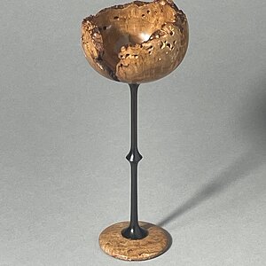 Cherry Burl Goblet