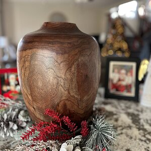 Black Walnut Vase