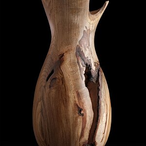 Bifurcated Hickory Vase