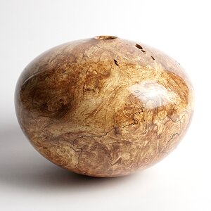 Spalted maple hollow form