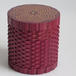 Purple heart ornamental box