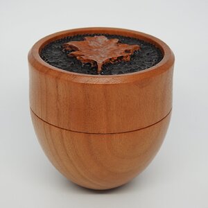 Oak Leaf Lidded Box