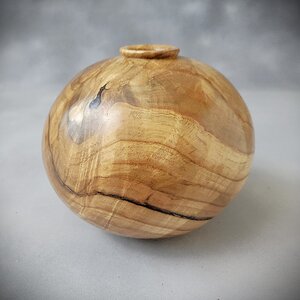 Maple Burl Hollow Globe