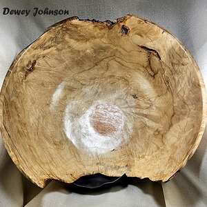 Silver Maple Burl Bowl