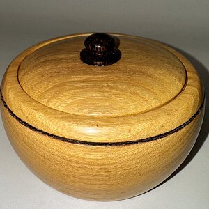 Black Limba box with black palm knob