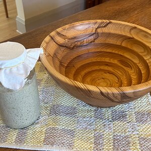 Sourdough bread proofing Banneton