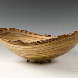 Natural Edge Catalpa Bowl