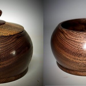 Walnut, Curupau and Royal ebony box.