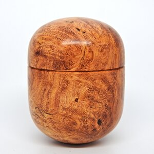 Afzelia Burl Capsule Box