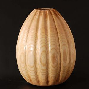 Fluted Ash Vase 5181