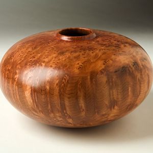 Red wood Burl Hollow Form