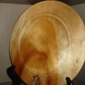 Myrtle wood platter