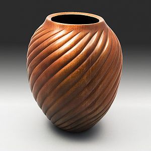 Spiraled Sycamore Vase