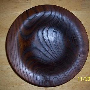 Russian Olive Bowl - Scorched interior