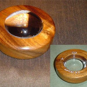 Koa Desk magnifier - Top and Bottom