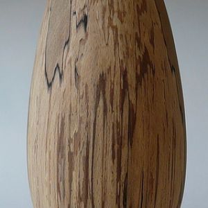 Spalted beech vase form