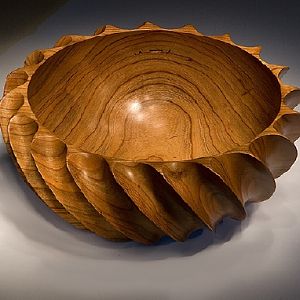 Cherry fluted bowl