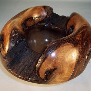 Walnut Bark Bowl