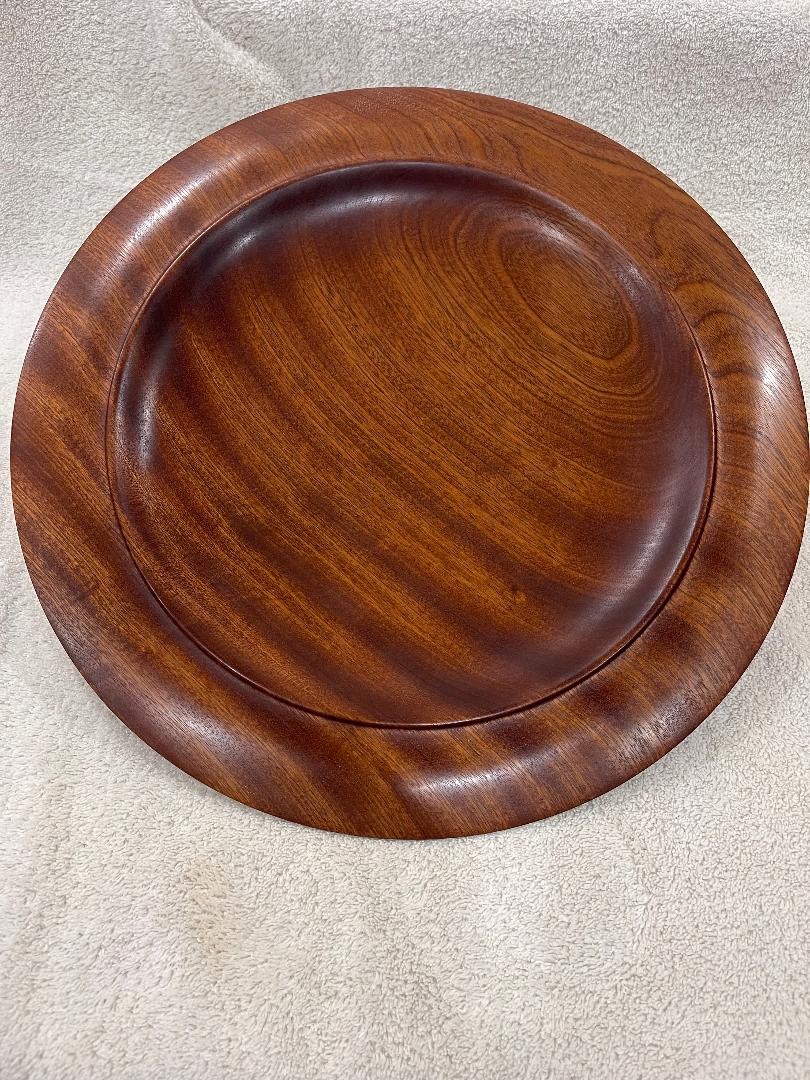 16" figured Sapele platter