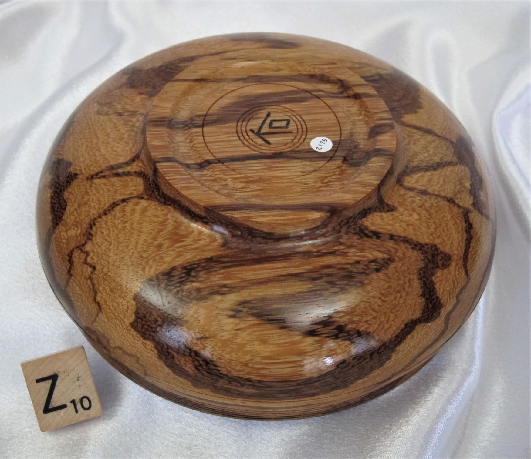 #2175 Marblewood ring dish