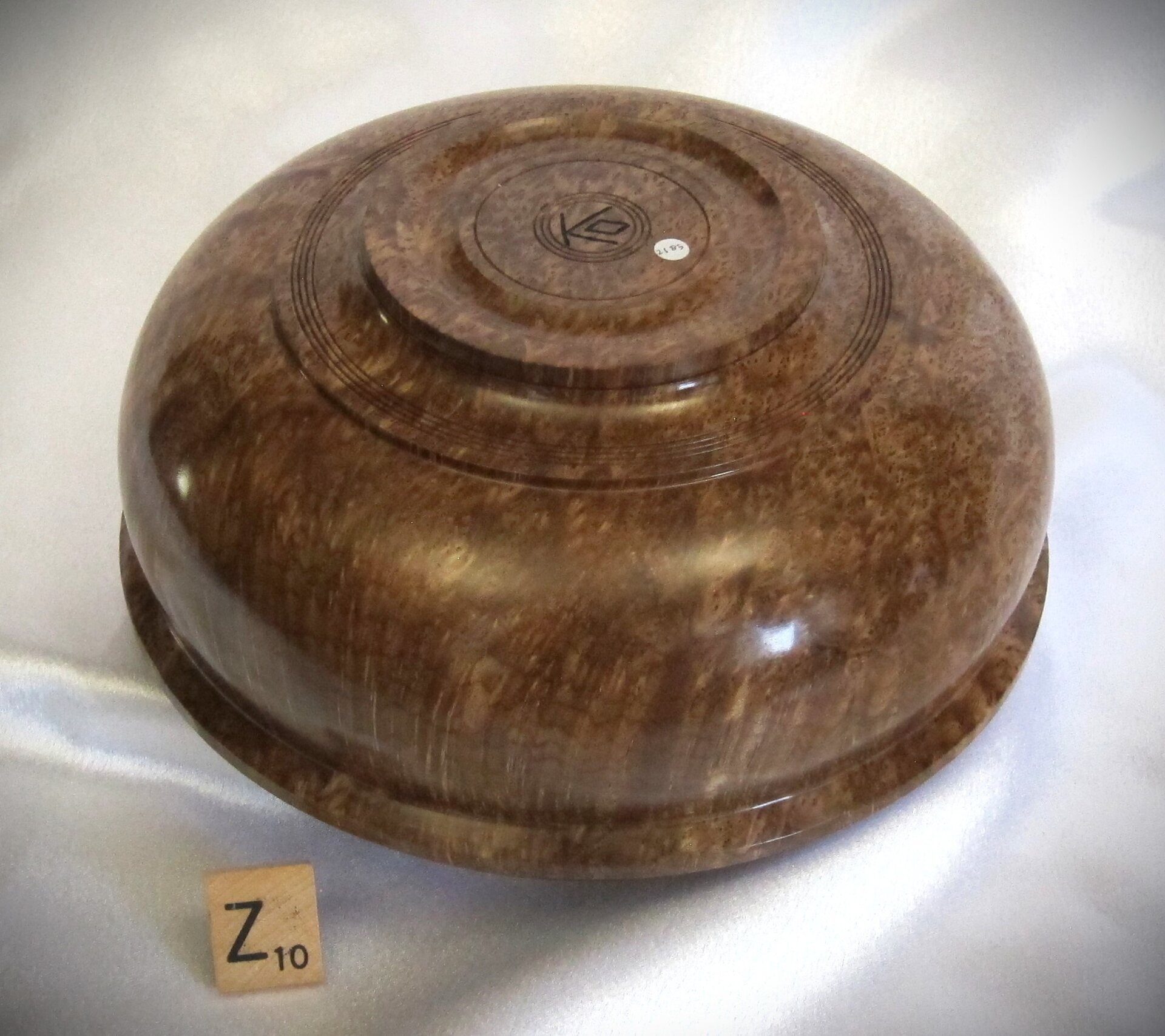 #2185 Pyinma burl, aka: Asian Satinwood