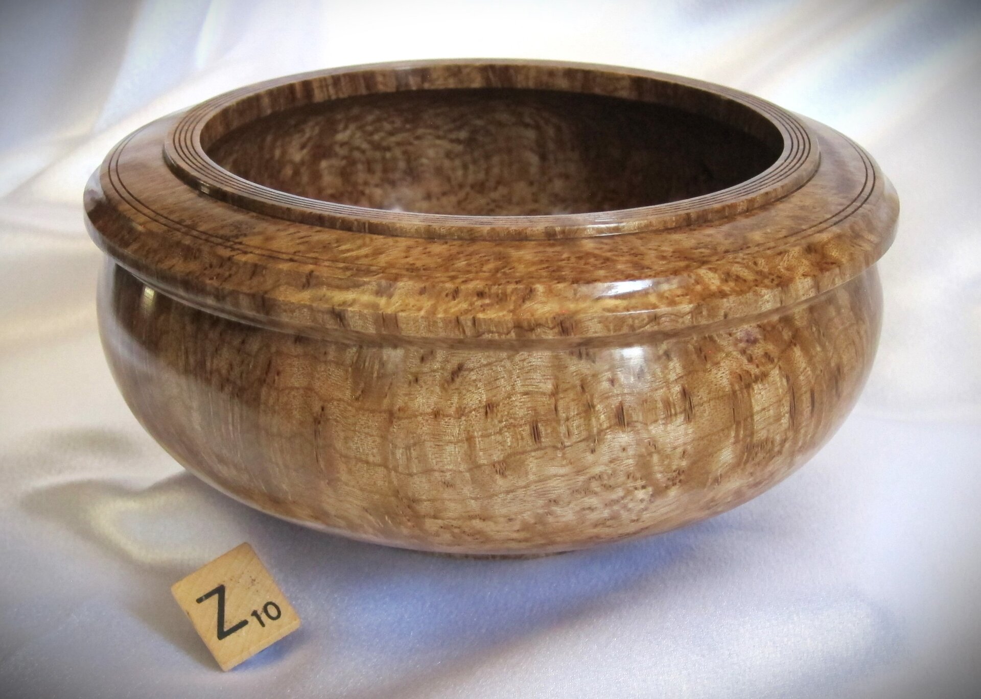 #2185 Pyinma burl, aka: Asian Satinwood