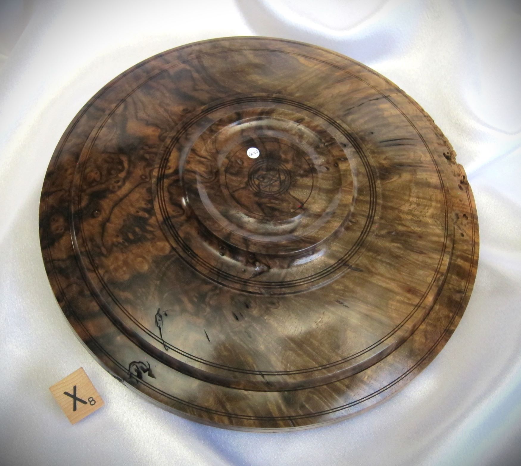 2247 wormy Claro Walnut burl