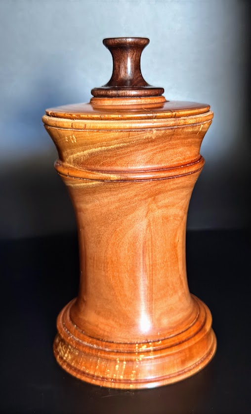 3 x 5 apple box with walnut finial