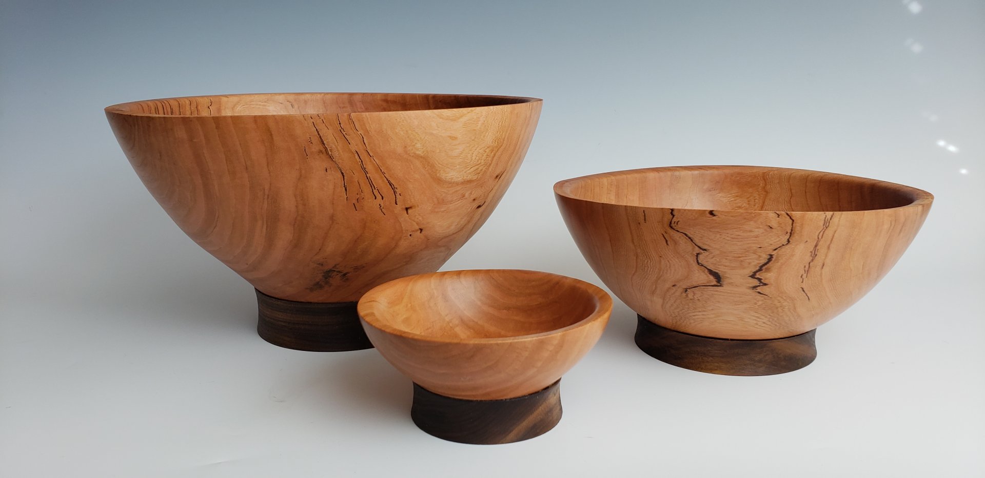 A Trio of Footed Bowls