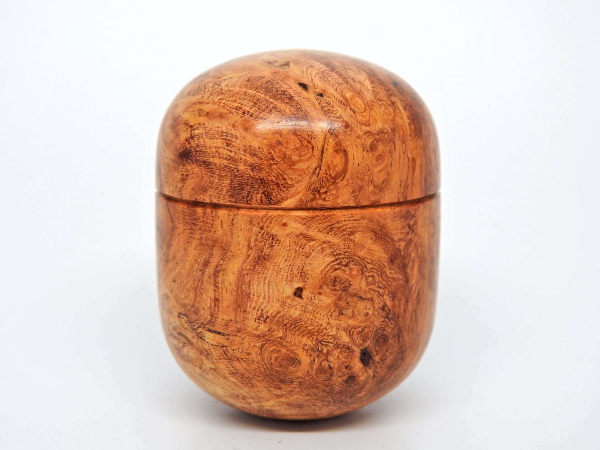 Afzelia Burl Capsule Box