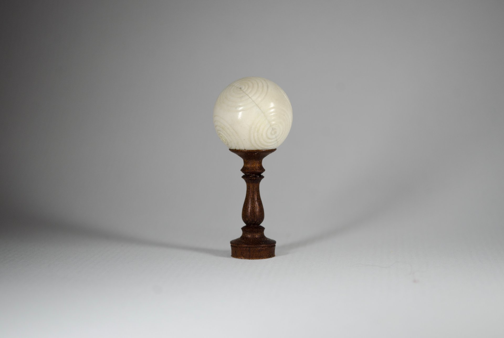 Antler Sphere Box on Pedestal