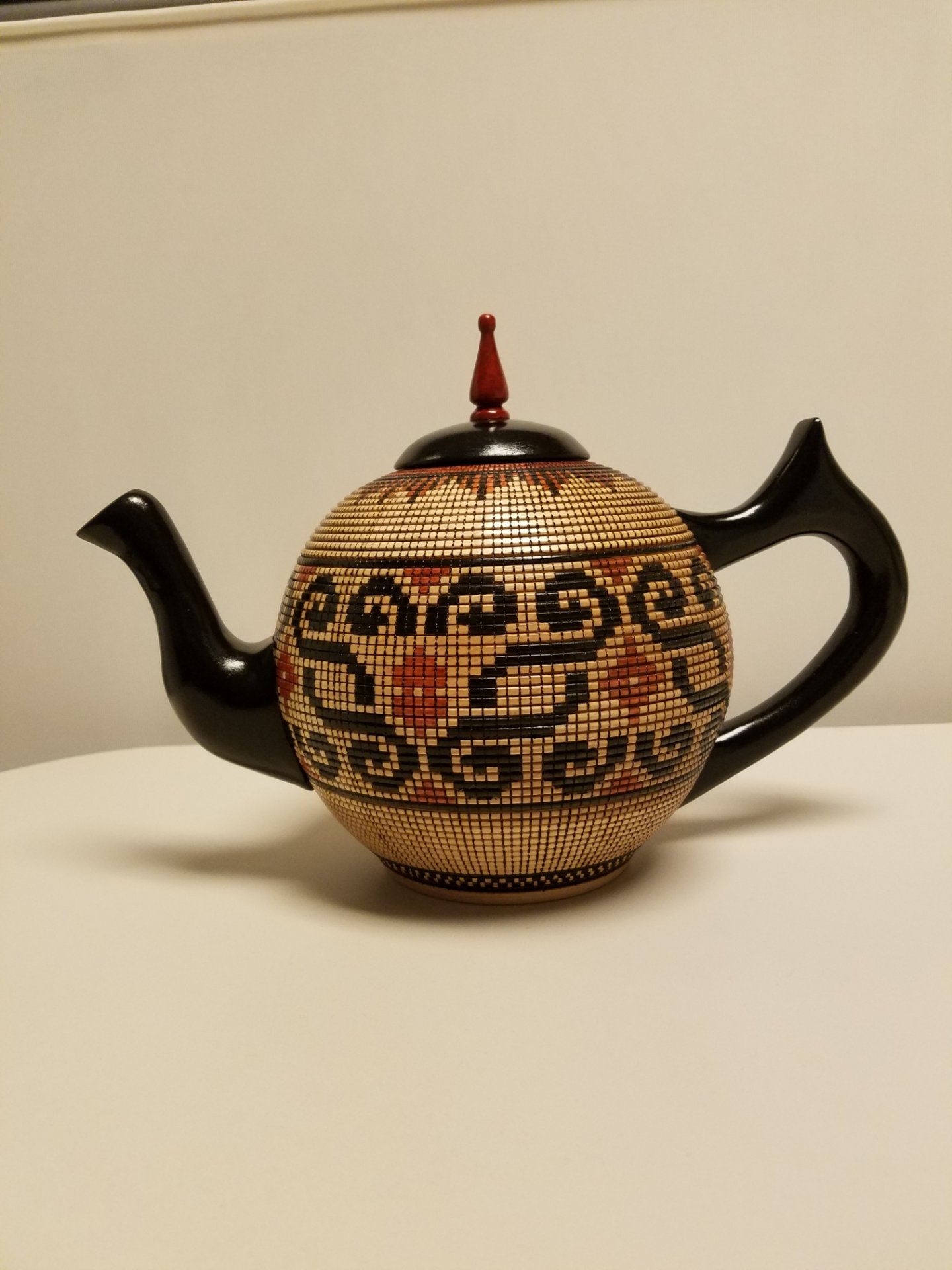 Basket Illusion Teapot