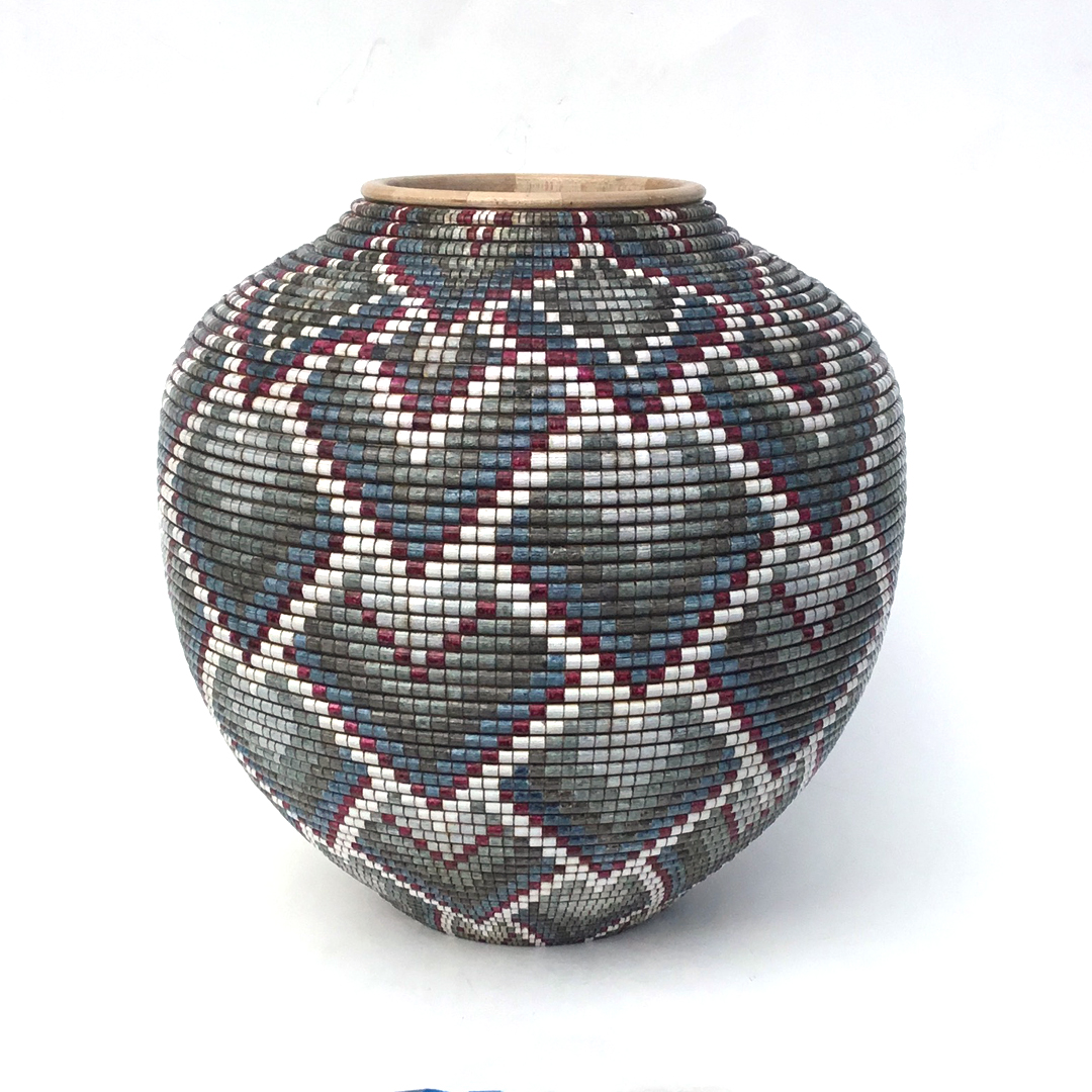 Beaded Vase