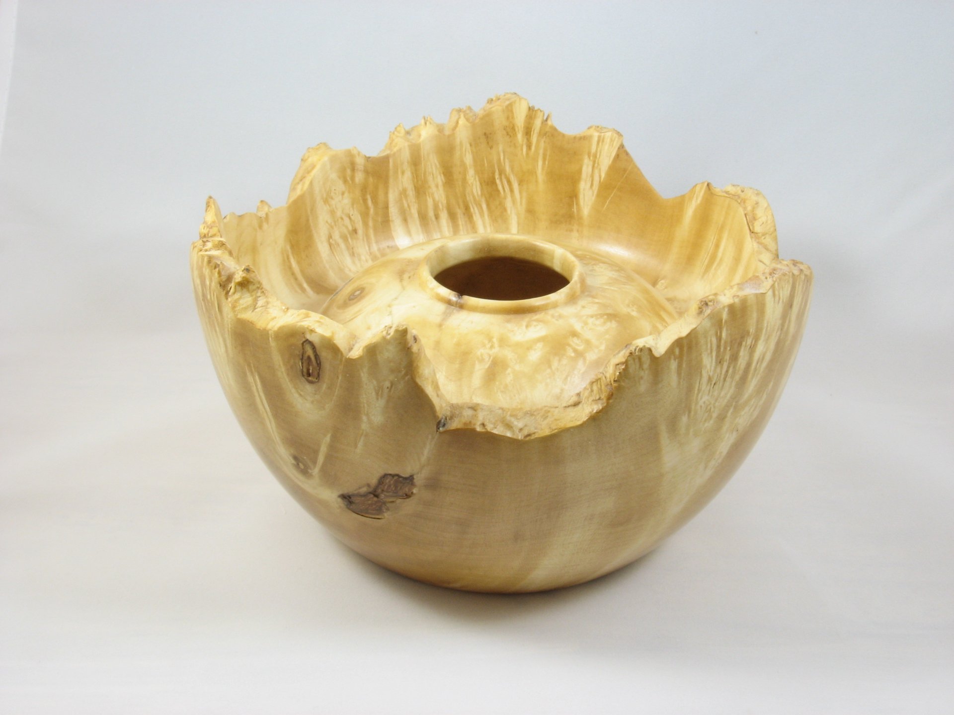 Bigtooth Maple Burl Hollow Form