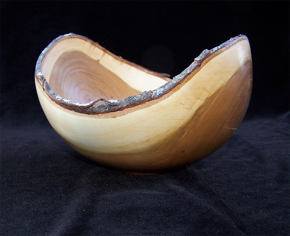 Black Cherry Natural Edge Bowl