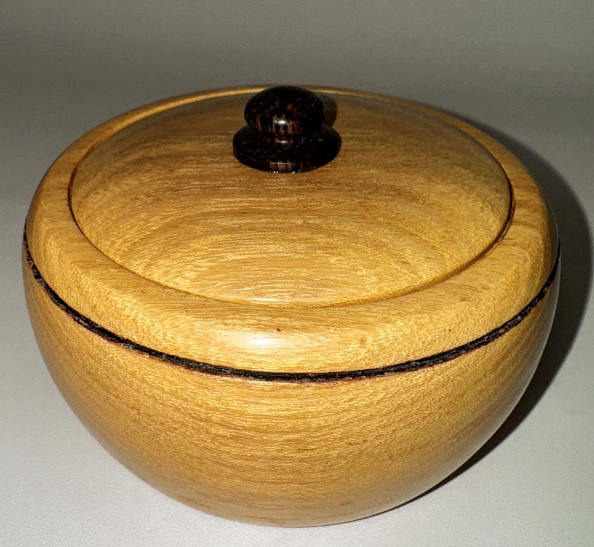 Black Limba box with black palm knob