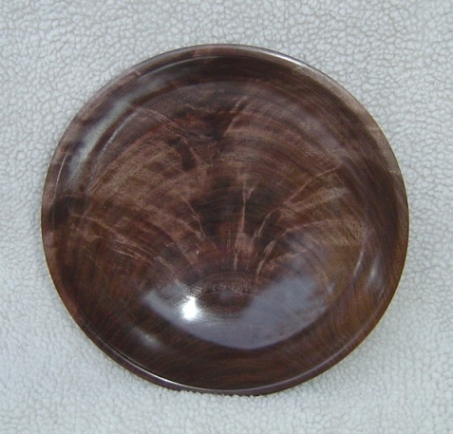 Black Walnut Bowl (Flame Figure)