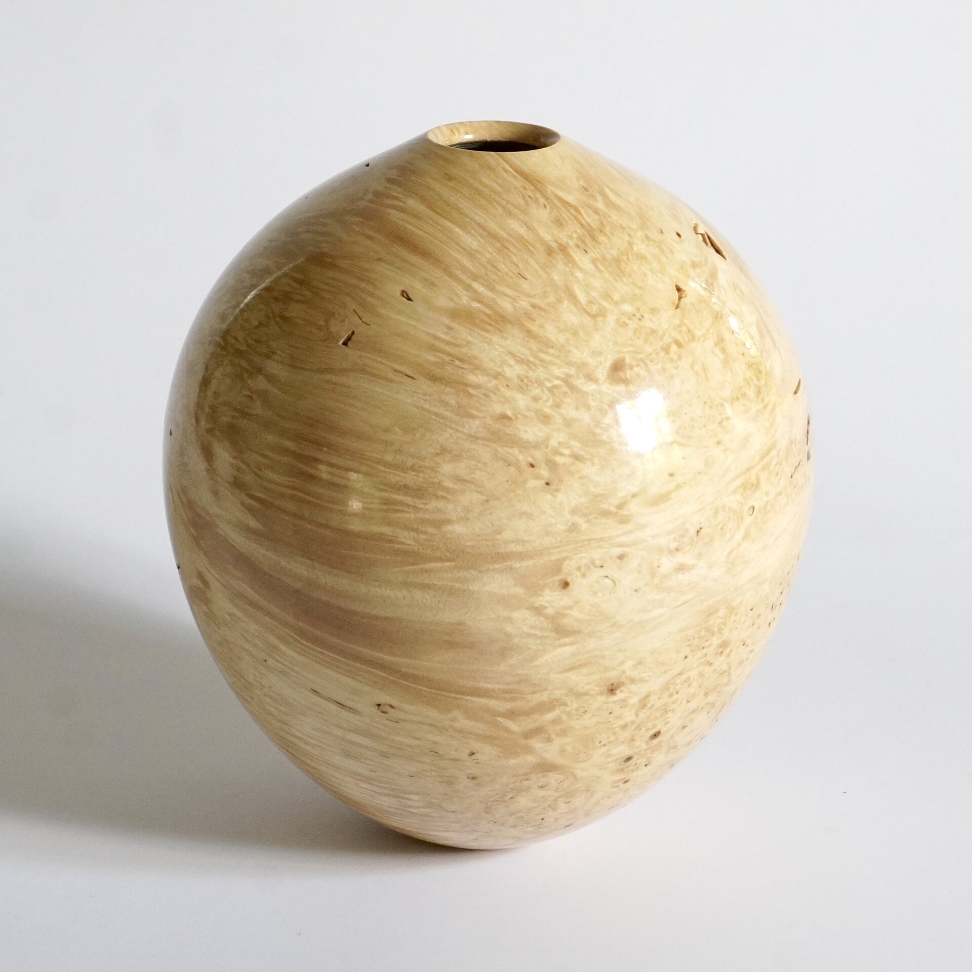 Box elder burl hollow form