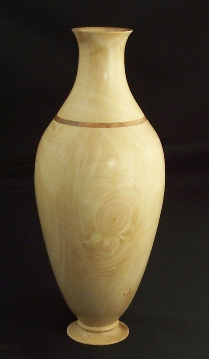 Bradford Pear Vase w/Cherry Ring