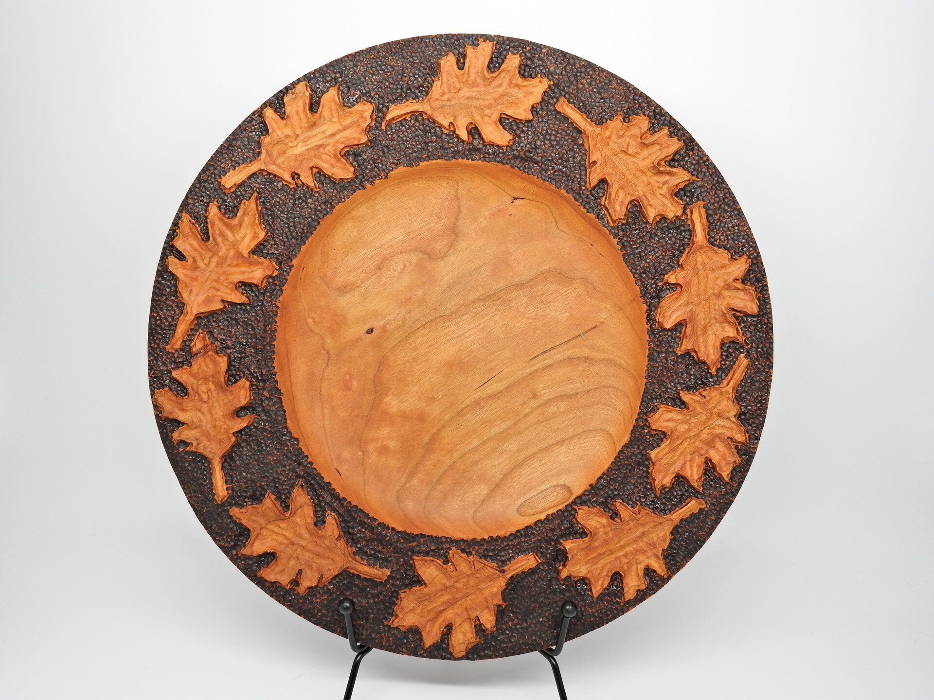 Carved Leaf Platter