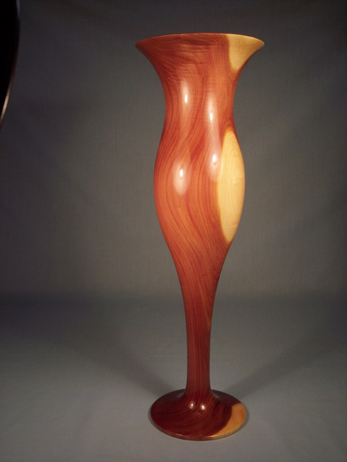 Cedar vase