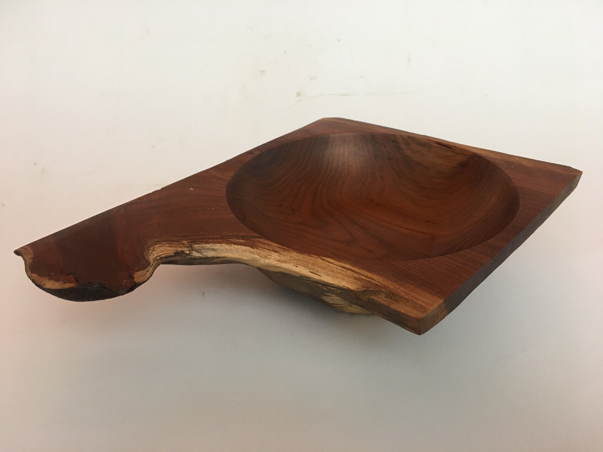 Cherry bowl with an integrated handle ( sort of )