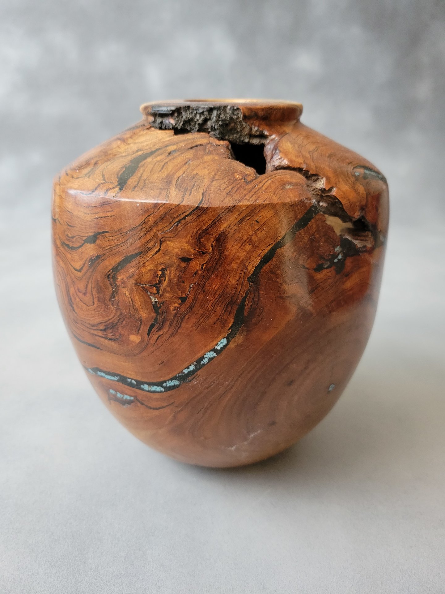 Cherry burl hollow form