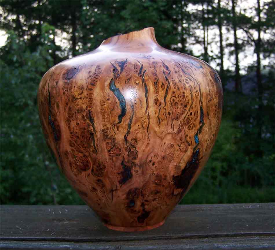 Cherry Burl Vase - au natural